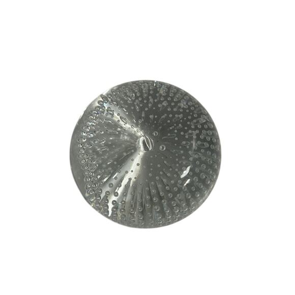 Clear Controlled Bubble Paperweight Pillow 3.25" by 1.75" - Picture 1 of 5